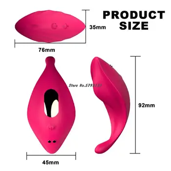 

12 Speed Vibration Invisible Wearable Butterfly Panties Wireless Remote Control Vibrating Massager Health Care Products