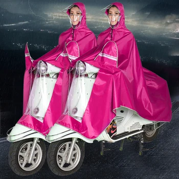 

Space raincoat poncho electric car mask raincoat increase single big hat eaves adult men and women motorcycle raincoat