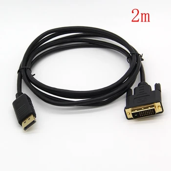 

DP Display-port Displayport to DVI cable 2M DP to DVI adapter cable converter Displayport in to DVI out for HP Dell Asus