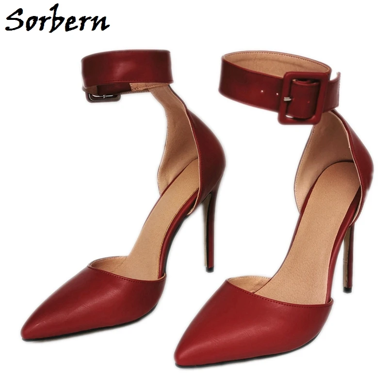 wide pointed toe heels