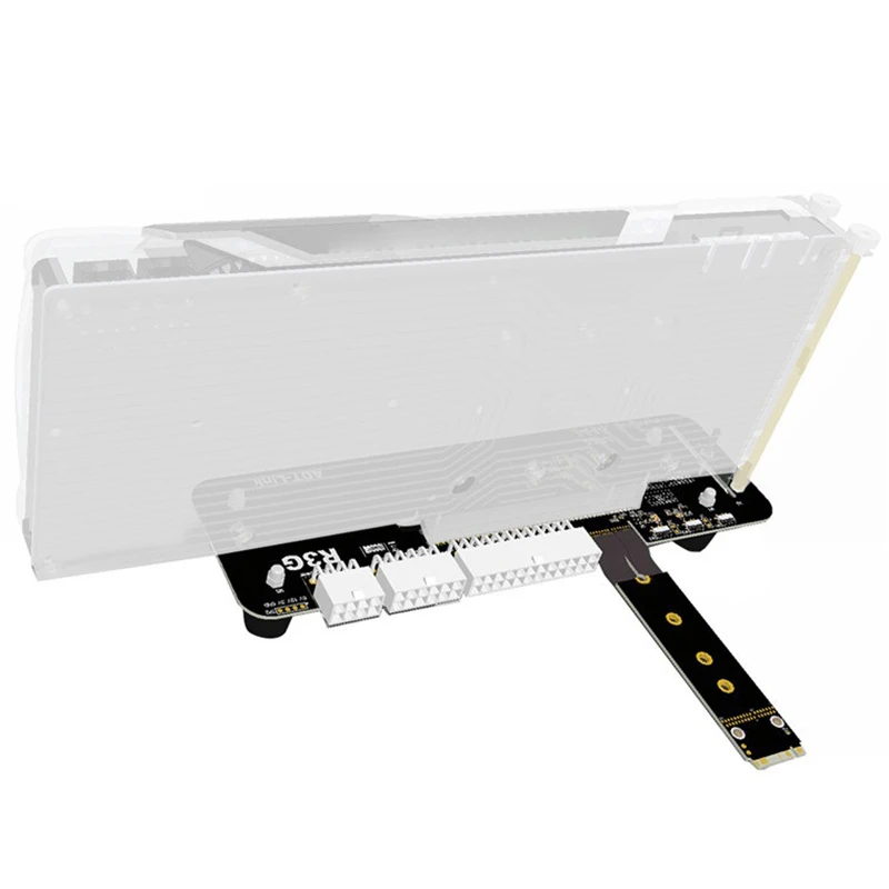 M.2 ключ M NVMe внешняя карта изображения кронштейн с PCIe3.0 X4 кабель 50 см для IITX STX NUC VEGA64