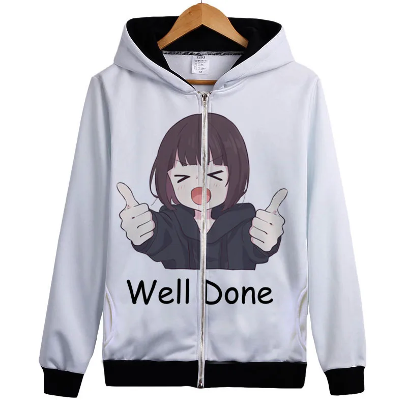 14 Menhera chan Hoody Japan Anime Menhera chan hoody coat Cute Expression Menhera-chan Lovely Funny Custom Cosplay hoody jacket - Цвет: 14