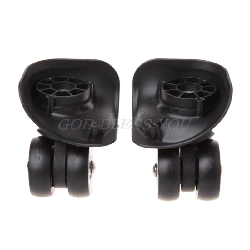 Black L Size 2x чемодан, аксессуары для багажа, универсальные поворотные колеса на 360 градусов, колесико на колесиках Y4UB - Цвет: Black L Size