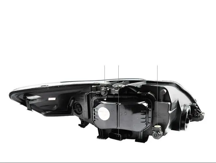 Cob Luces Para авто аксессуар боковой указатель поворота Drl Автомобильные светодиодные фары автомобильные фары в сборе 07 08 09 для Ford Mondeo