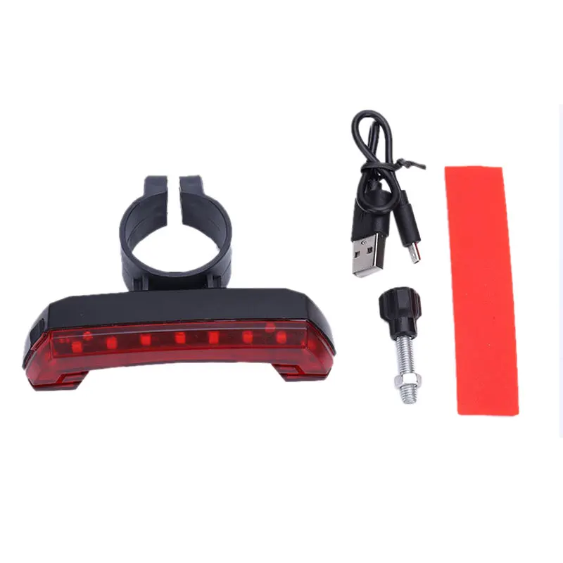 Яркий USB Перезаряжаемый велосипед задний катафот с поворотниками, велосипедная лампа со встроенным аккумулятором