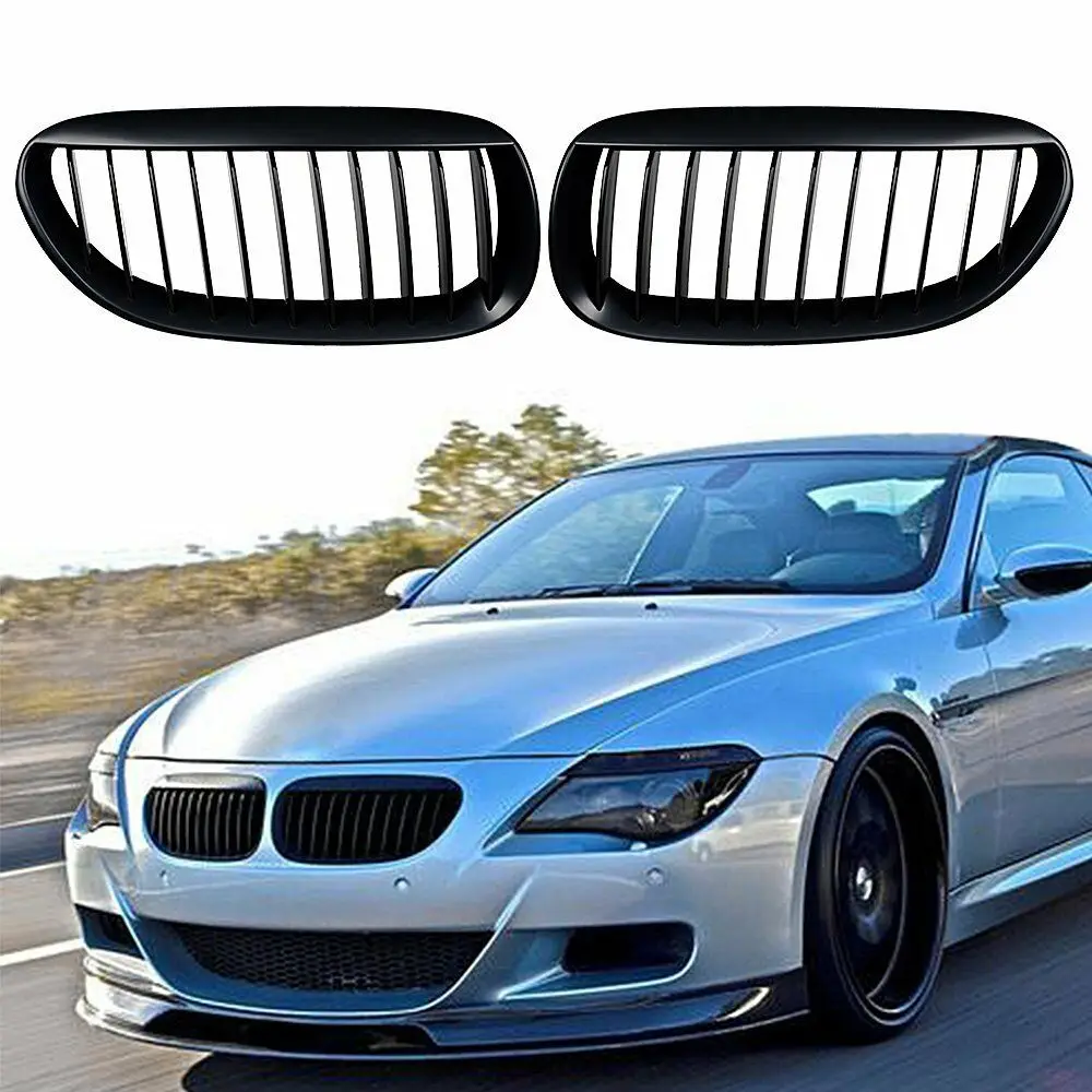 Автомобильная Передняя решетка для почек бампер 6 серий BMW E63 E64 2004 2010 630i 650i