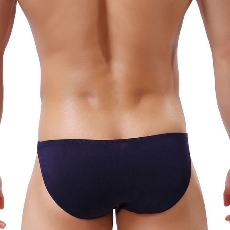 Mens Sexy Modal Underwear Briefs Men Low Rise U Convex Pouch Brief Underwear Male Stretch Breathable Comfortable Briefs