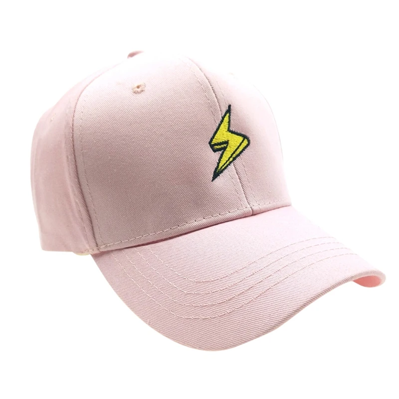 Бейсбольная кепка для женщин и мужчин, хлопковая шапка с вышивкой молнии, головной убор для спорта на открытом воздухе с регулируемой задней застежкой
