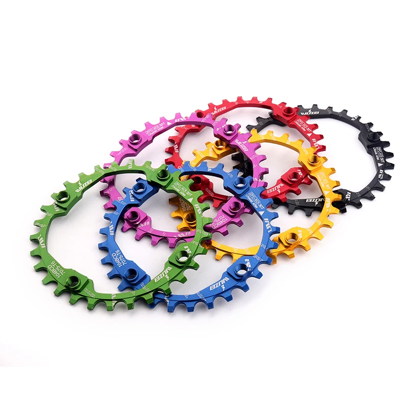 WUZEI Kettenblatt 104bcd 30T Runde Kettenblatt AL7075 Engen Breite MTB Kurbel Platte Mountainbike Zahn Platte BCD 104 Kette rad – Detail 8