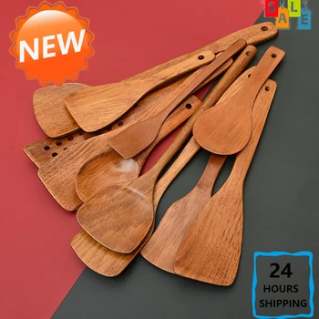 

Wooden Spatula Cookware Spatula Non-stick Cookware Spoon Tableware Tool Wooden Gadget Cookware Kitchen Cooking Accessories