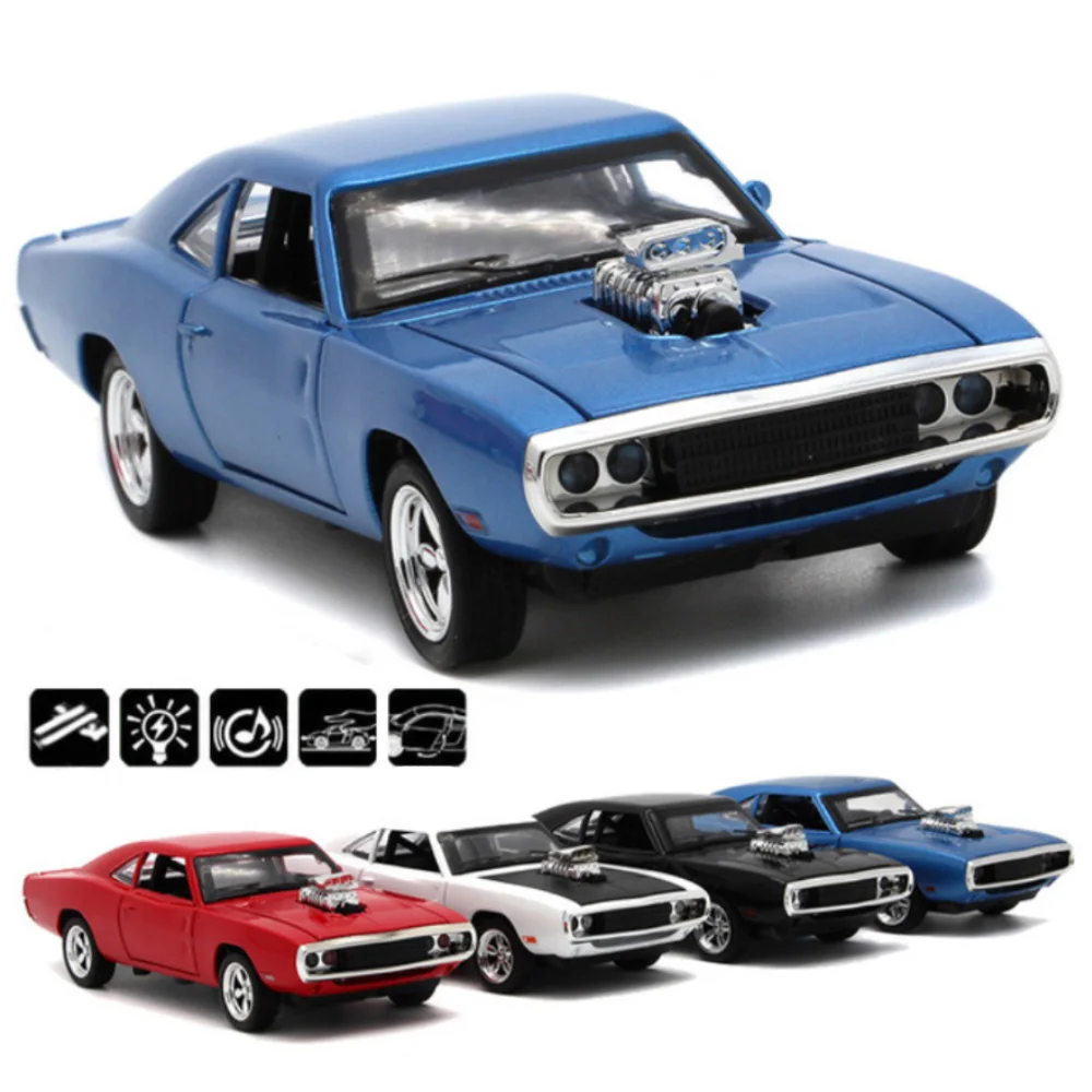 

1:32 Scale Fast And Furious Model Cars To Scale 1970 Dodge Charger Model Car Alloy Toy Cars Diecast Toys For Boy Kids Gift