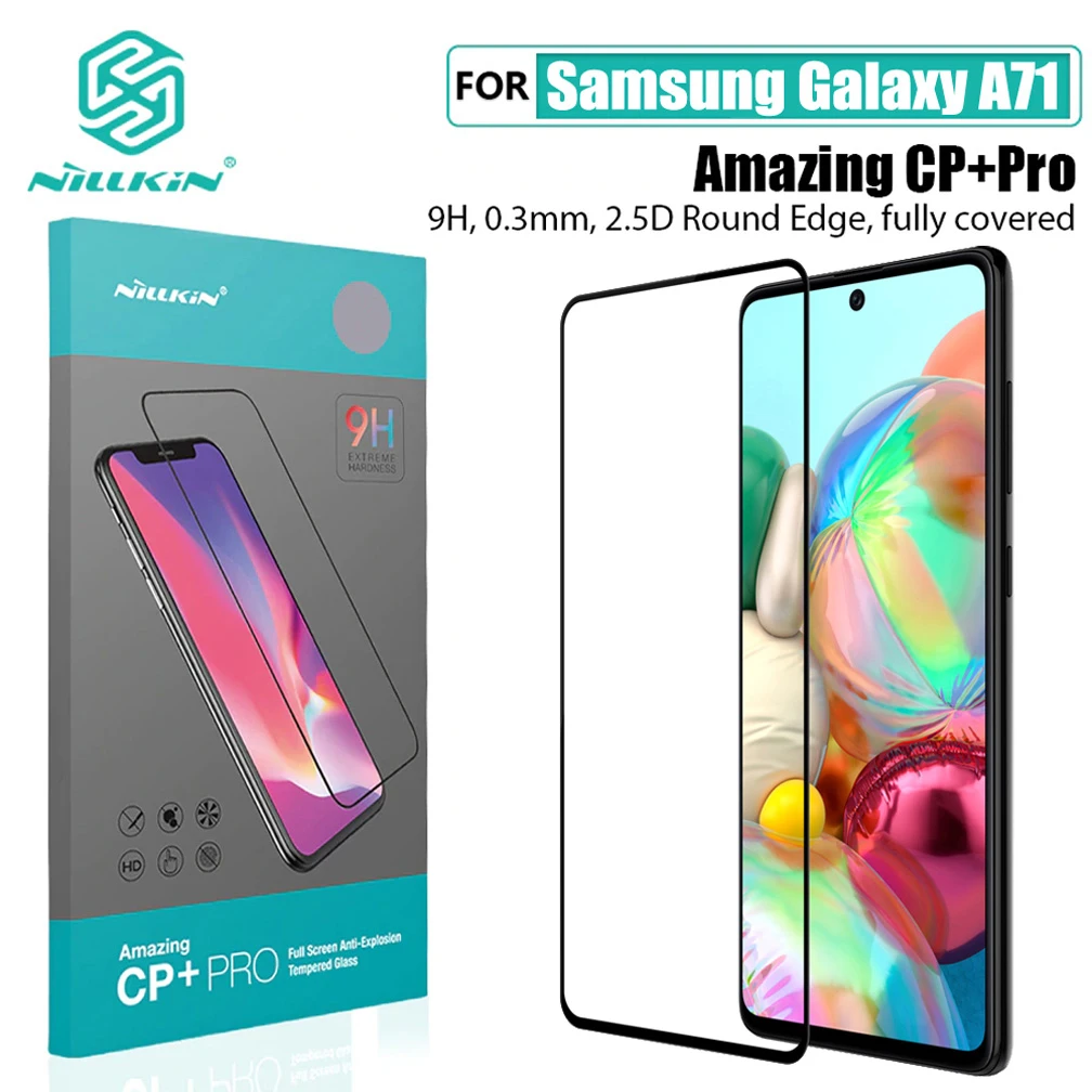 Стекло Nillkin Amazing CP + PRO H/H Pro для Samsung Galaxy A71 Взрывобезопасное закаленное стекло Note 10