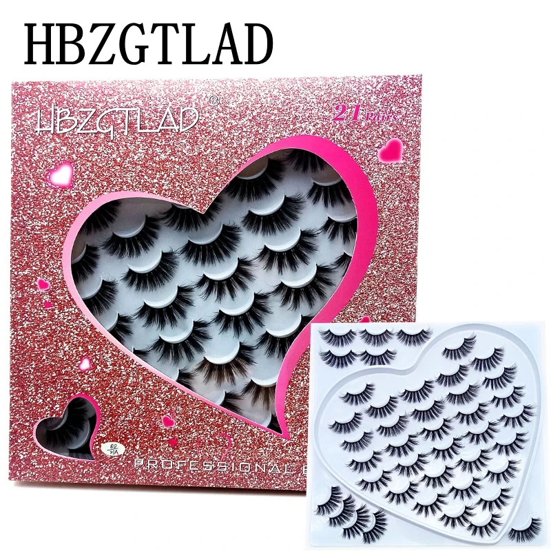 Big Sale False-Eyelashes Makeup-Kit Eye-Extension Mink Fluffy Natural HBZGTLAD Cilios Handmade YypyGyqM8