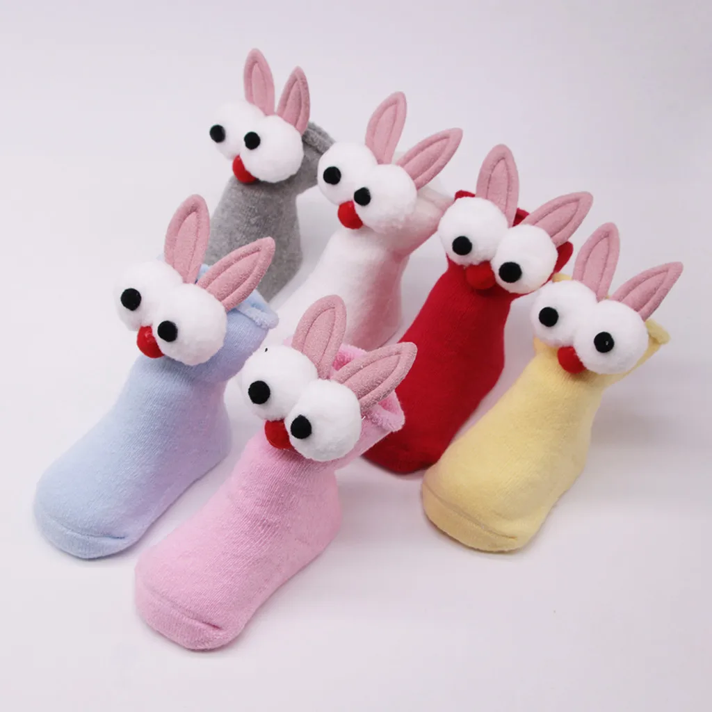 Носки для малышей носки для новорожденных хлопковые нескользящие носки для новорожденных мальчиков и девочек носки с рисунками подходит для От 0 до 2 лет и малышей