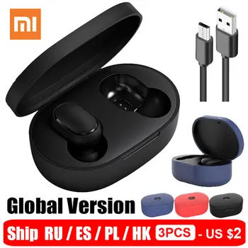

Global Version Xiaomi Redmi Airdots Wireless Bluetooth Earphone Stereo TWS With Mic Handsfree AI Control Headset Bass Bt5.0