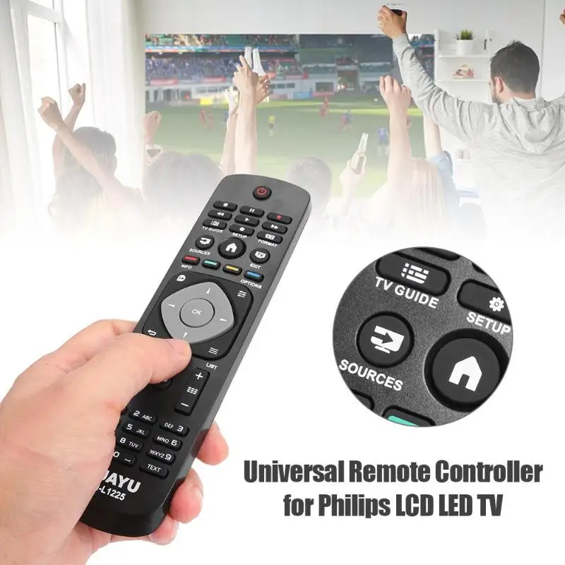 RM-L1225 ЖК-Телевизор пульт дистанционного управления для Philips 2422 5490 01833 RC1205B/30063555, RC1683701, RC1683801/01