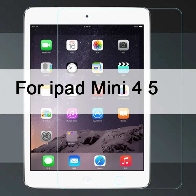 Закаленное Стекло для iPad Mini 1 2 3 4 5 2.5D полное покрытие Экран протектор для iPad 10,2 Air 3 10,5 Air 1 2 пленка - Цвет: For Mini 4 5