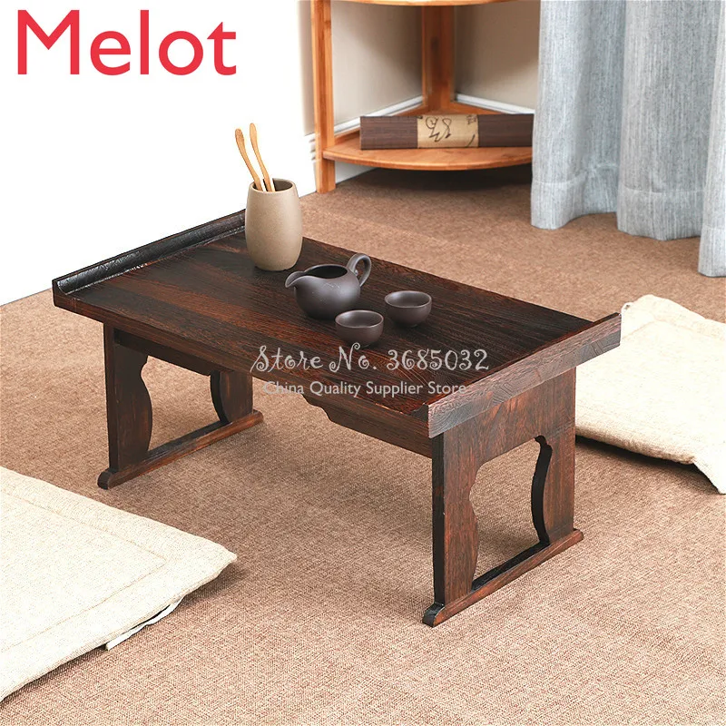 

Last One Japanese Table Foldable Leg Rectangle Wood Traditional Asian Furniture Tea Table Living Room Coffee Tables 50x28x23cm