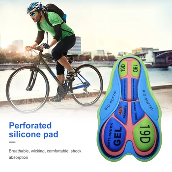 

Cycling Shorts Cushion Shockproof 5D 20D Pads Bike Riding Base Cushion Outdoor Underwear Silica Gel Pad Riding Accessories