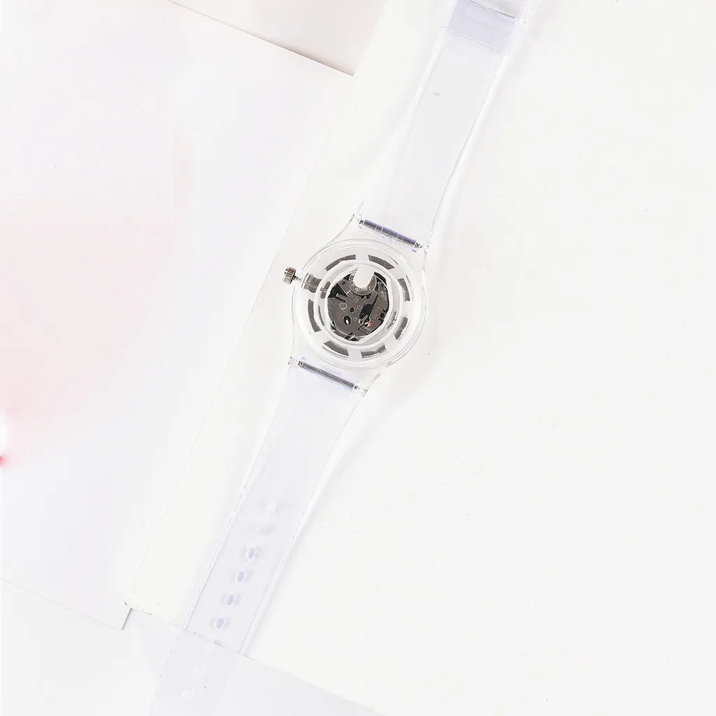 Креативные Часы с фруктовым узором семь цветов силиконовые студенческие