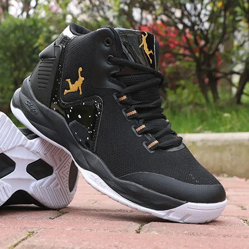 Men Professional High-top Basketball Shoes Men's Cushioning Light Basketball Sneakers Mesh Breathable Outdoor Sports Shoes