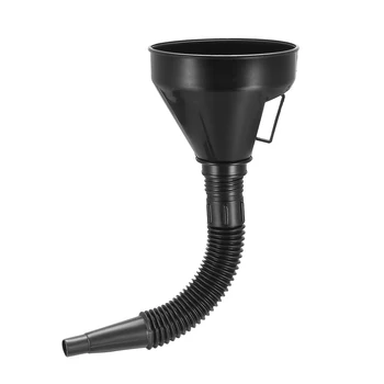 

uxcell Uxcell 1/2/5Pcs 5.12 Inch Engine Oil Fluids Gasoline Liquids Kerosene Funnel with Flexible Nozzle and Filter