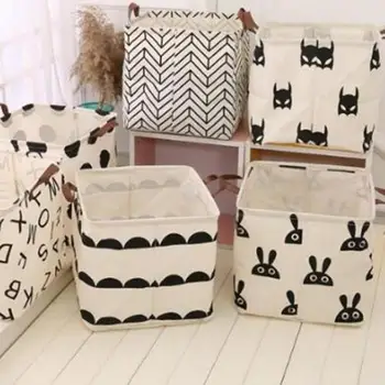 

Storage Box Household Storage Box Cube Box Multi-Function Storage Basket Toy Clothes Book Basket Storage Cabinet Desk