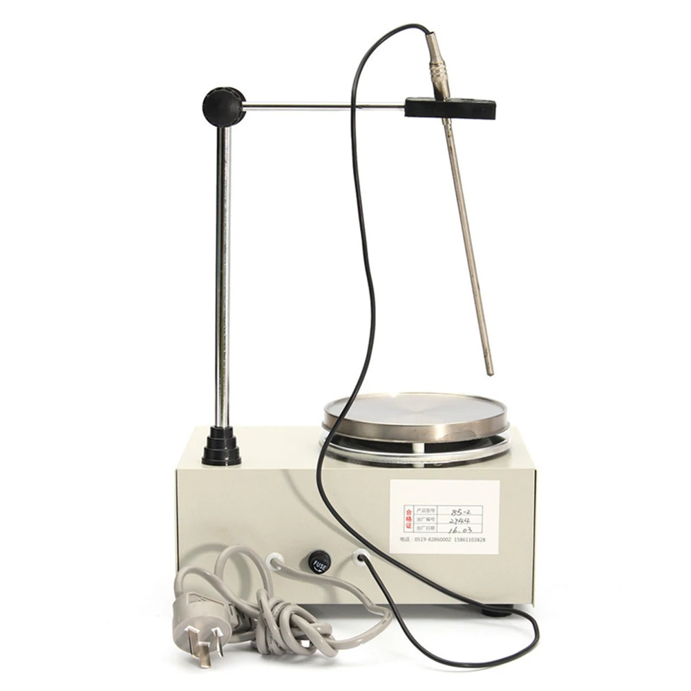 Heating Magnetic Stirrer 85-2 Laboratory Magnetic Stirrer Heating Plate Digital Display 2200rpm Adjustable Churn Stir Machine Blender Laboratory Stirrer