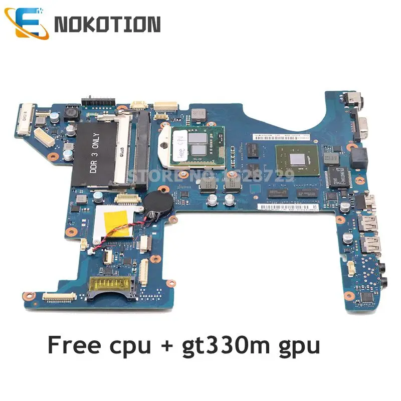NOKOTION для samsung NP-RF710 RF710 17,3 дюймовый ноутбук материнская плата HM55 GT330MBA92-07131B BA92-07131A BA41-01372A BA41-01373A