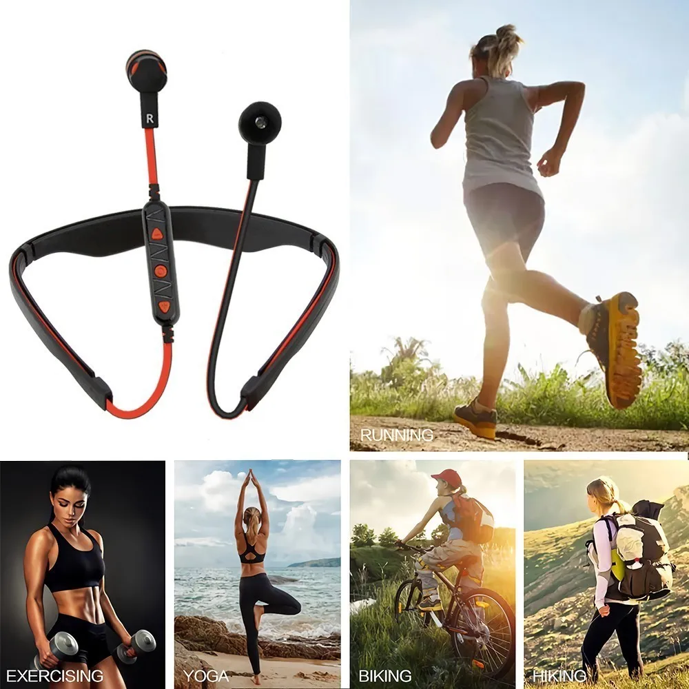 CHYI Wireless Bluetooth Earphone With Microphone Earbuds Sport Headphone Noise Canceling Earphones For IPhone Android Phone