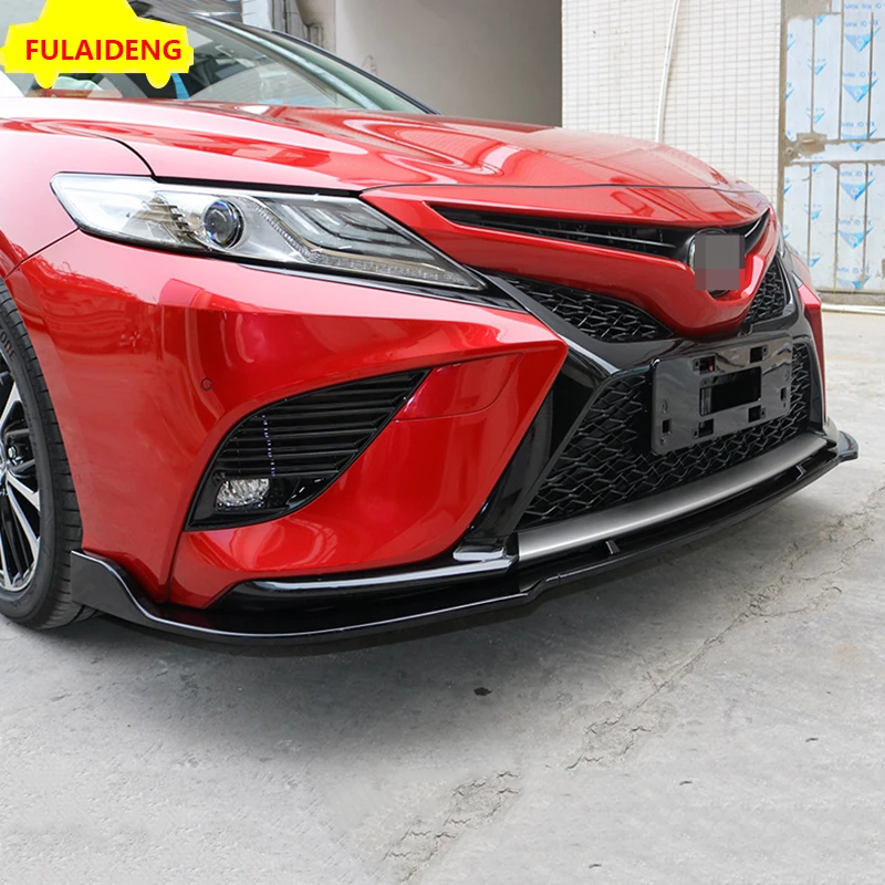 3 шт. для Toyota Camry Sports XSE, SE- ABS автомобильный передний бампер для губ Накладка для автомобиля Стайлинг