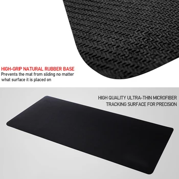 

New Black Blank DIYl Rubber Mouse Pad Waterproof Game Desk Mousepad Keyboard Mat for Warcraft Dota LOL 640*210mm