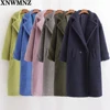XNWMNZ Winter long Coat women elegant Teddy coats Stylish Female Thick Warm Cashmere Jacket Casual Girls Streetwear large sizes ► Photo 3/6