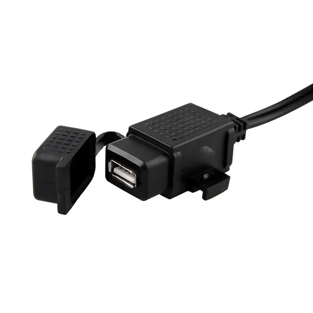 Usb Мобильный телефон Gps зарядное устройство адаптер со встроенным предохранителем Usb Мобильный телефон зарядное устройство мотоцикл 12vPhone зарядное устройство адаптер