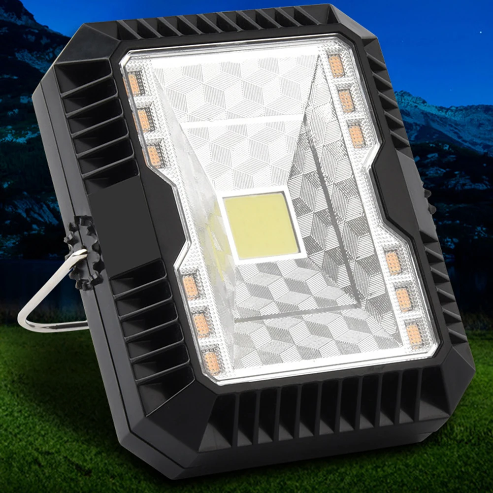 Tent USB Rechargeable Outdoor Sports Garden Portable Lantern Emergency Brightness Adjustable Solar Charging Hiking Camping Light