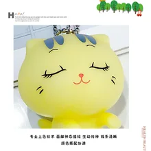 INS креативный мультяшный милый CC Cat брелок Сделай Сам Колокольчик для мужчин и женщин автомобильный брелок для ключей сумка Подвеска