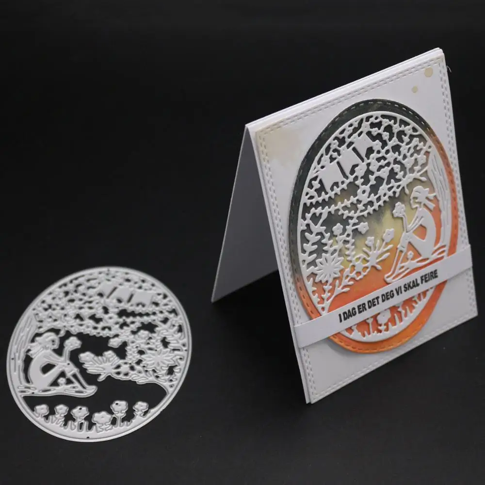 

ZhuoAng think about life Cutting Dies for Card Making DIY Scrapbooking Photo Album Decoretive Embossing Stencial