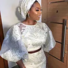 Парчовая Ткань для шитья жаккардовая ткань жаккард парчовая ткань Африканская кружевная ткань для шитья одежды платье 5y