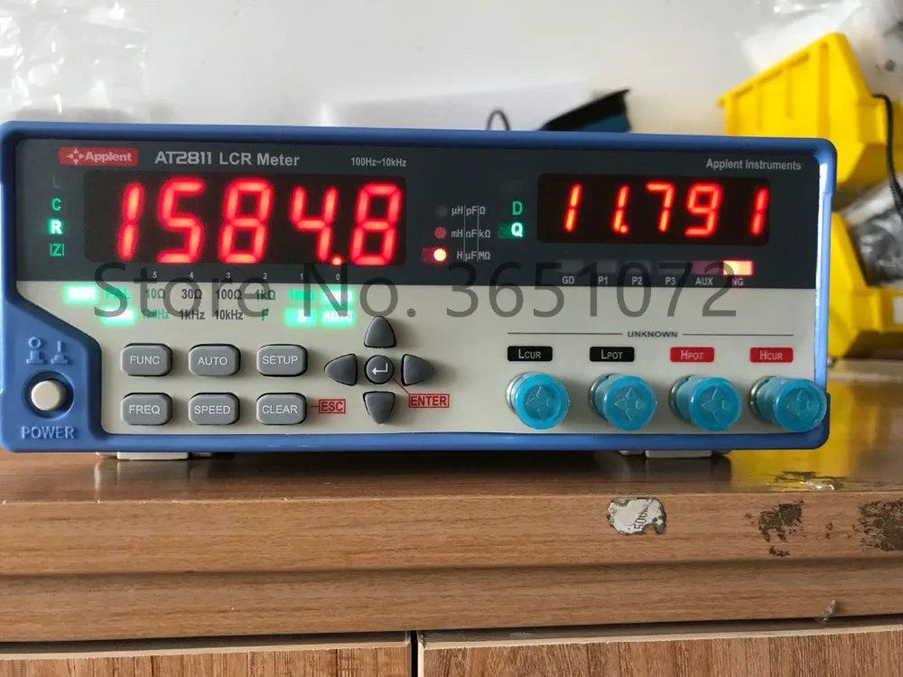 AT2811 измеритель RCL Цифровой LCR метр с ЖК-дисплеем