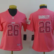 Новинка, стильный высококачественный мужской свитер Saquon Barkley White Rush Giants, wo men