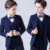 Формальный Детский Клетчатый Костюм Комплект Flower Boy Wedding Party Performance Dress Костюмы Детский Блейзер Жилет Брюки 3 шт. Комплект Одежды