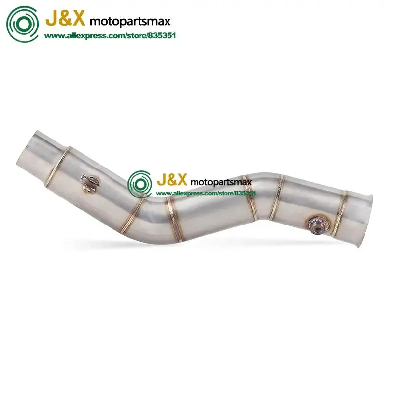 Yzf1000 Full Exhaust System Slip On For Yamaha Yzf R1 Yzf1000 2009-2014 Motorcycle Escape Muffler Modified Contact Milddle Pipe - Image 4