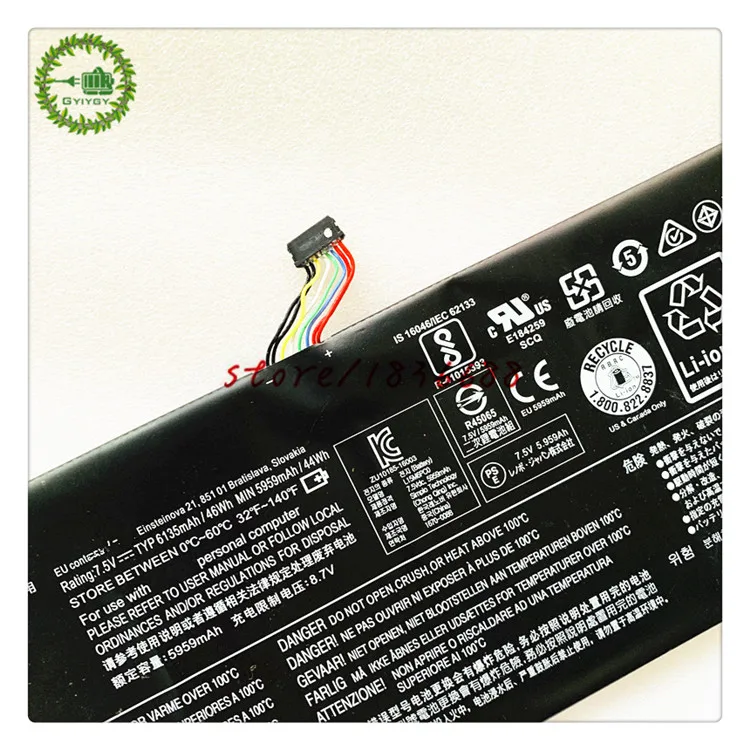 L15M6PC0 Аккумулятор для Lenovo IdeaPad 710S плюс Touch-13IKB 710S Plus-13IKB 710S-13IKB 710S-13ISK 710S Plus-13ISK V730-13 серии