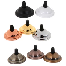 Vintage Base de lámpara galvanoplastia hierro antiguo placa de techo Metal soporte lámpara de techo Base de lámpara colgante DIY iluminación(China)