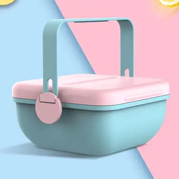 

Microwave Lunch Box Wheat Straw Dinnerware Food Storage Container Children Kids School Office Portable Bento Box Lunch Bag