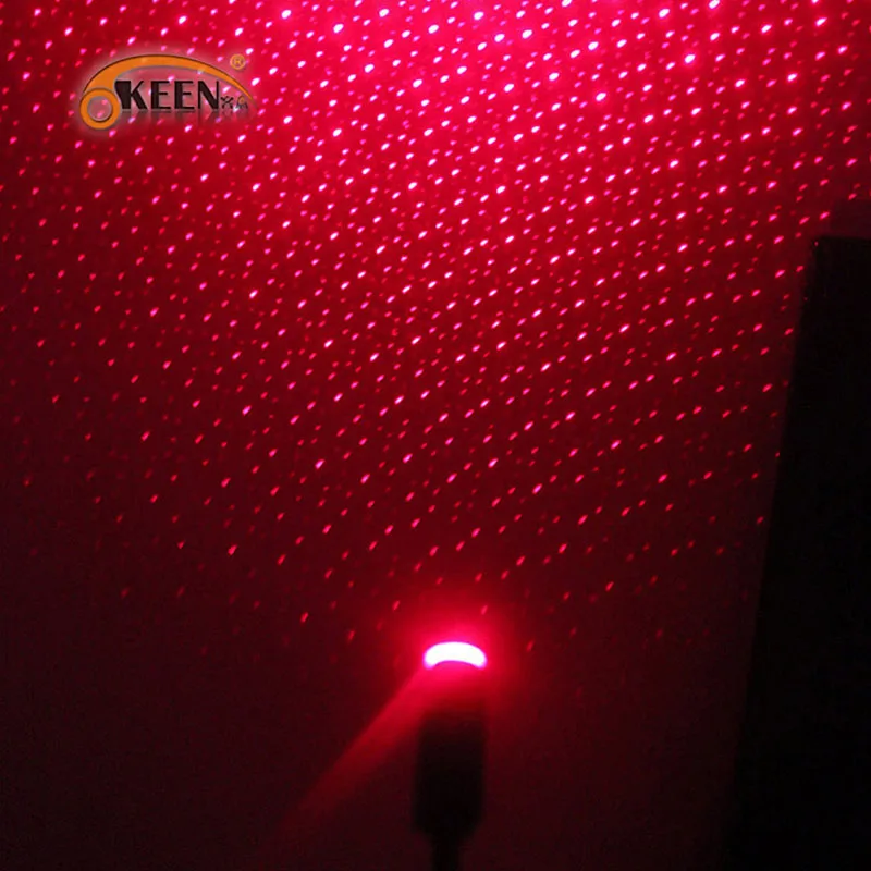 Mini LED Car Roof Star Night Lights Projector Light Interior Ambient Atmosphere Galaxy Lamp Decoration Light USB Plug