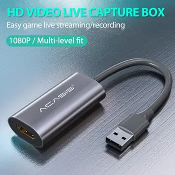 

USB 2.0 HDMI Game Capture Card 1080P Placa De Video Reliable Streaming Adapter For Live Broadcasts Video Recording
