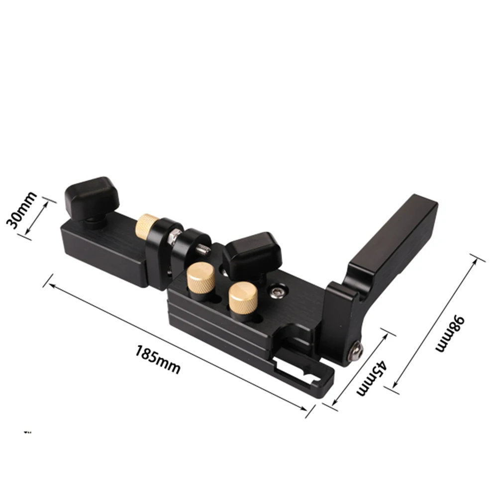 DIY Fixation Accurate Manual Metal Miter Block T Track Flip Stop Home Industry Micro Adjustable Woodworking Tool Convenient
