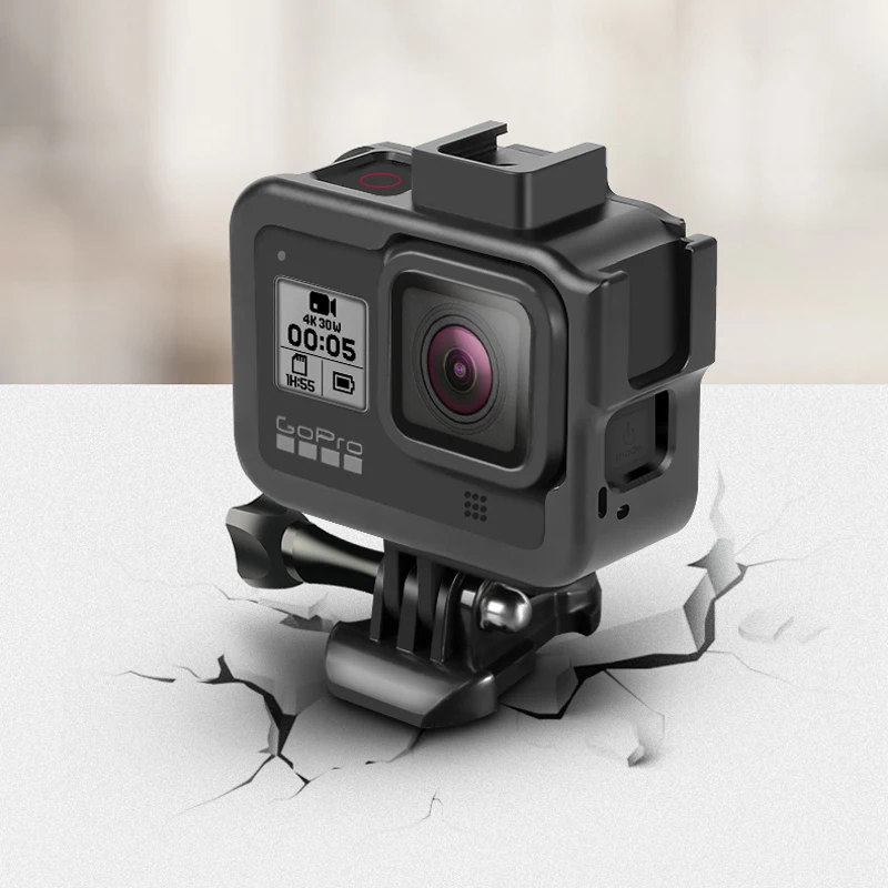 Для GoPro 8 аксессуары GoPro Hero 8 Черный алюминиевый сплав защитная рамка чехол для видеокамеры Корпус чехол крепление для камеры GoPro