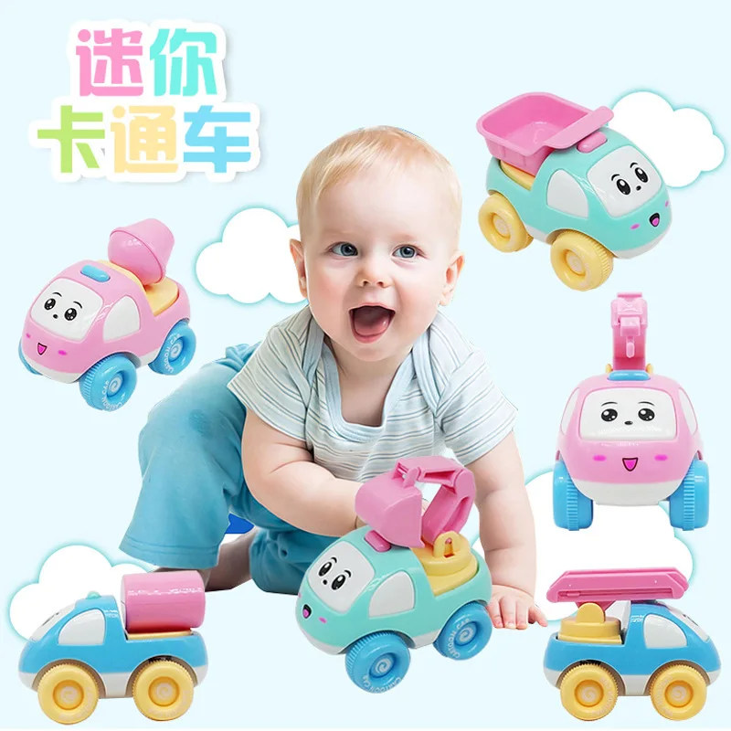 Детский игрушечный инерционный автомобиль yi zhi che с мультипликационным инерционным механизмом X, модель автомобиля